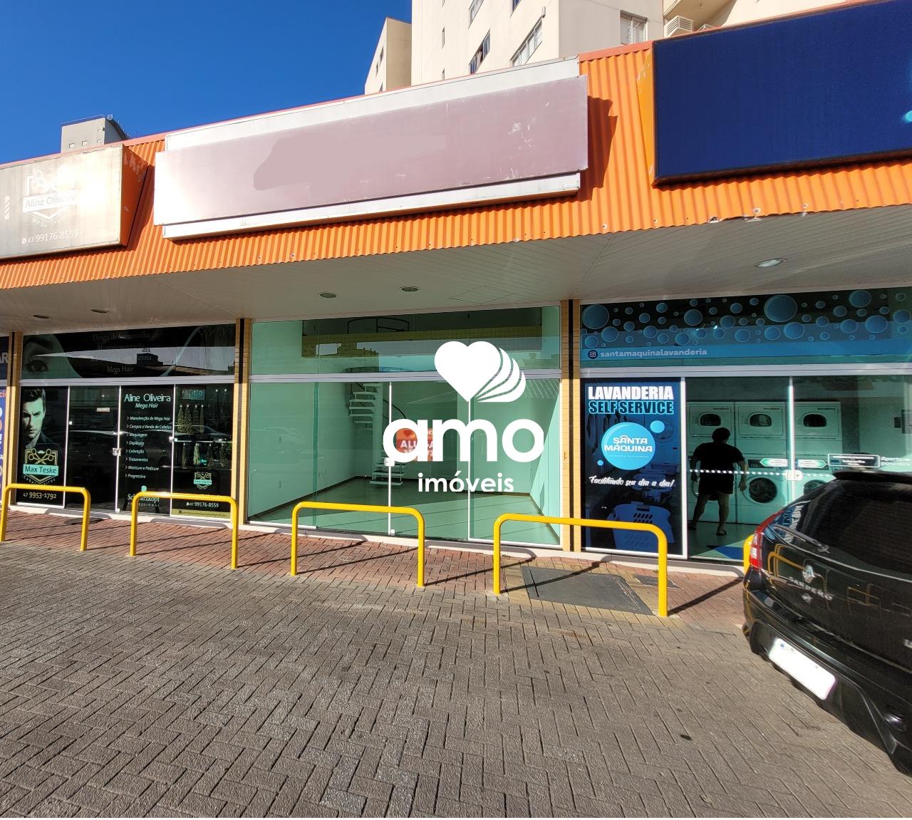 Sala comercial para alugar no centro de Brusque Imobiliária AMO