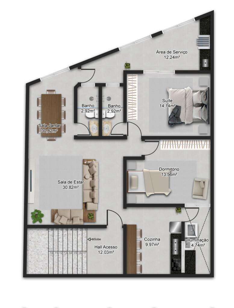 Apartamento 2 quartos à venda no Zacarias: ccf6516a-3-whatsapp-image-2023-02-27-at-15.52.36.jpeg