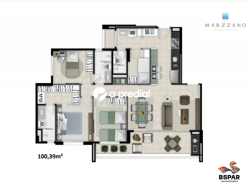 Apartamento à venda no De Lourdes: