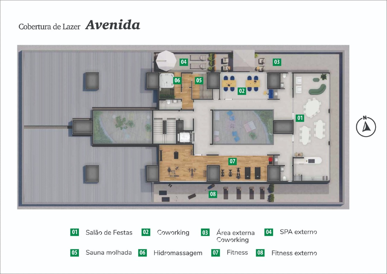 Empreendimento[ NumeroQuarto] Carianos Florianópolis Quintal Carianos - Avenida: 