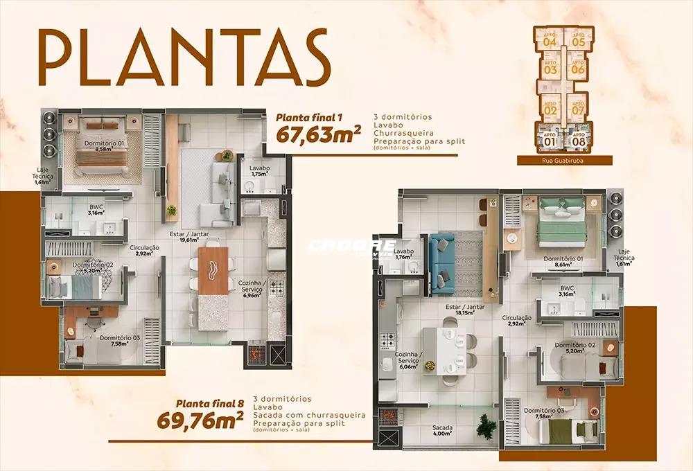Apartamento à venda, 2 quartos, 1 vaga, Água Verde - Blumenau/SC — foto 6