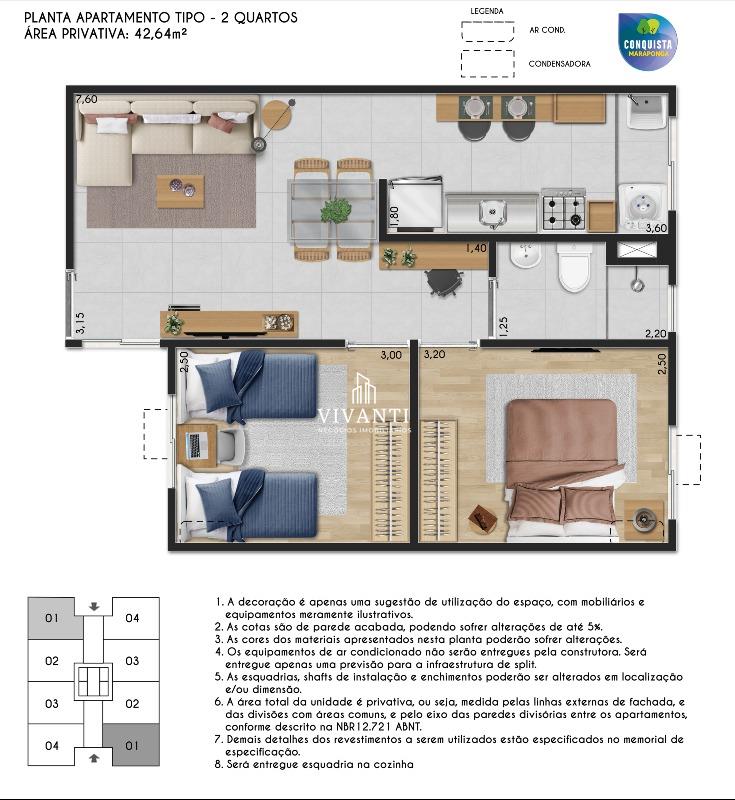 Apartamento à venda no Mondubim: 