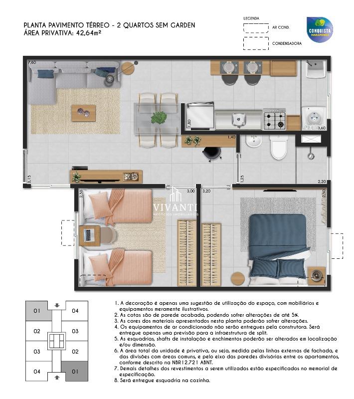 Apartamento à venda no Mondubim: 