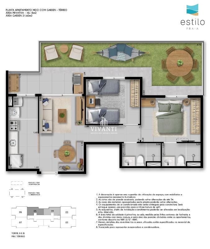 Apartamento à venda no Praia do Futuro II: 