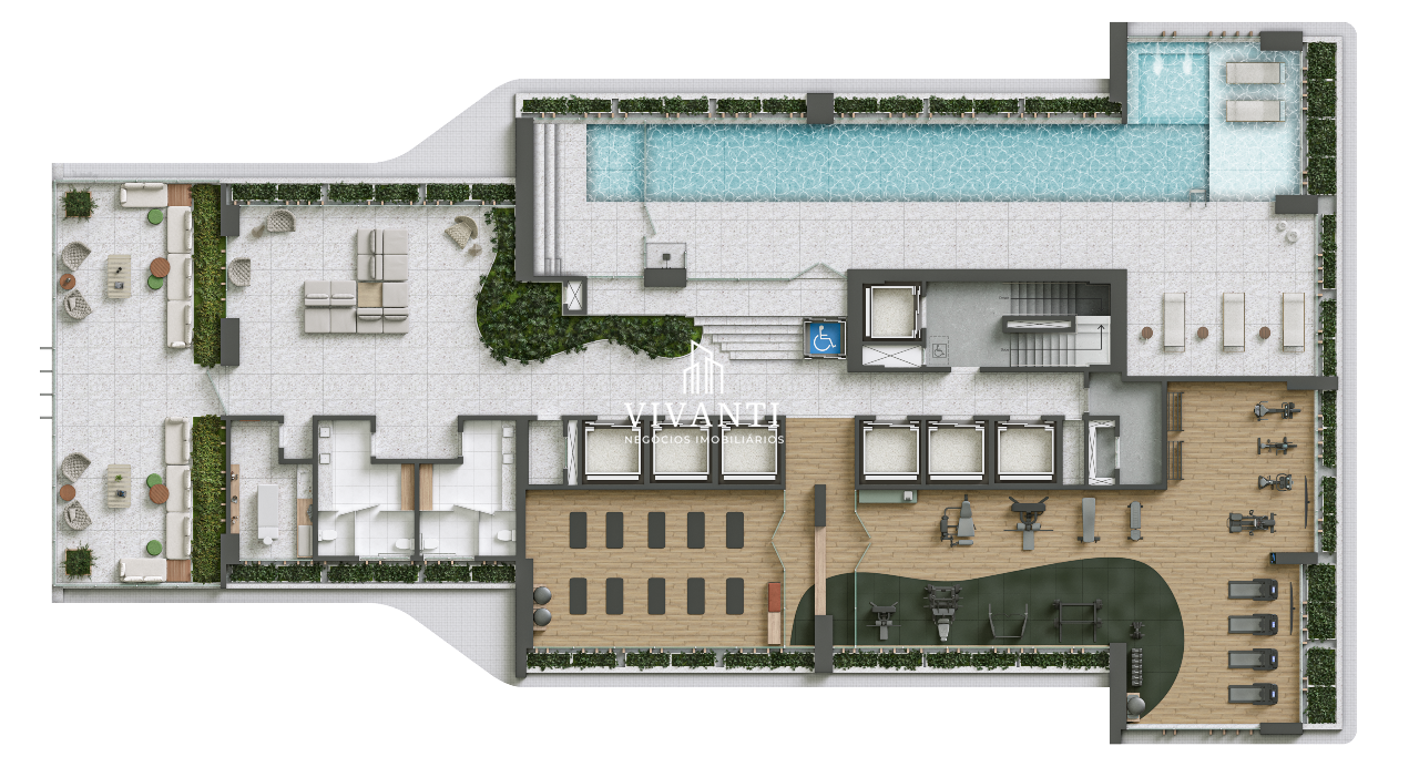 Flat à venda no Meireles: 