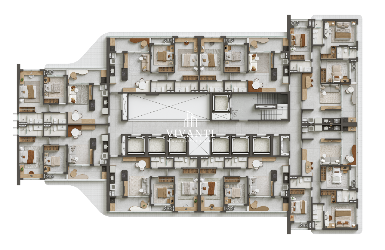 Flat à venda no Meireles: 