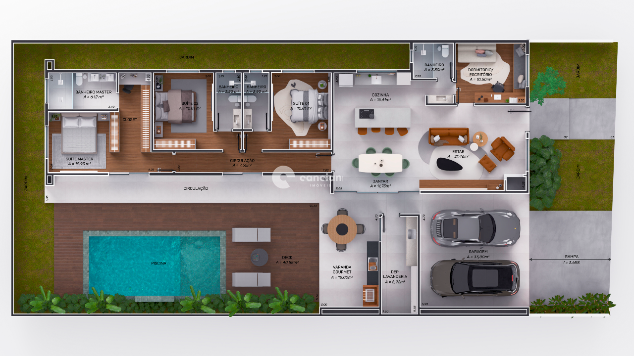 Casa de Condomínio à venda no Camobi: