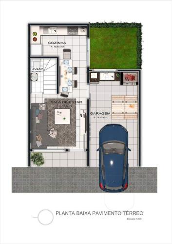 Casa de Condomínio à venda no Pinheiro Machado: 