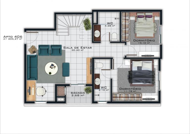 Cobertura à venda no Nossa Senhora de Fátima: 