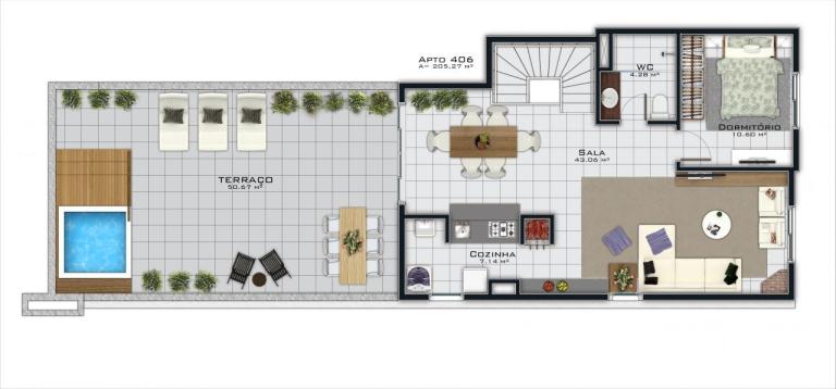 Cobertura à venda no Nossa Senhora de Fátima: 