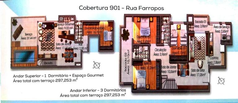 Cobertura à venda no Nossa Senhora Medianeira: