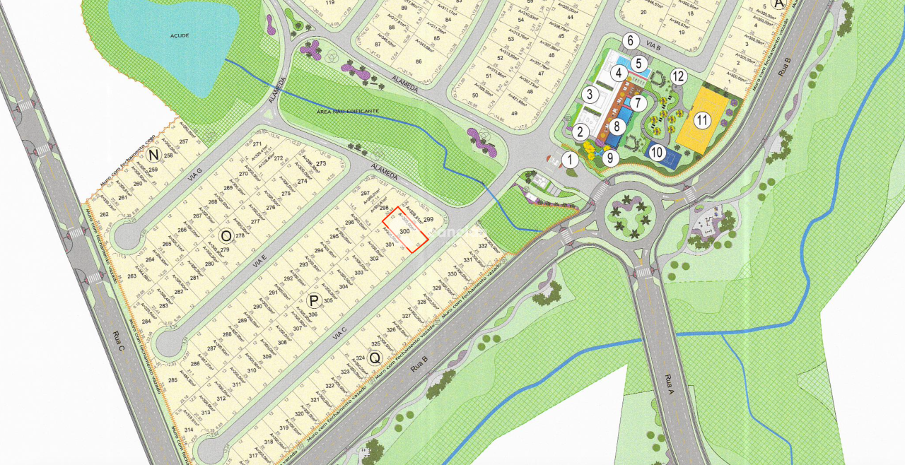 Terreno em condomínio à venda no Camobi: 