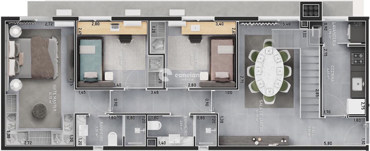 Cobertura à venda no Nossa Senhora Medianeira: