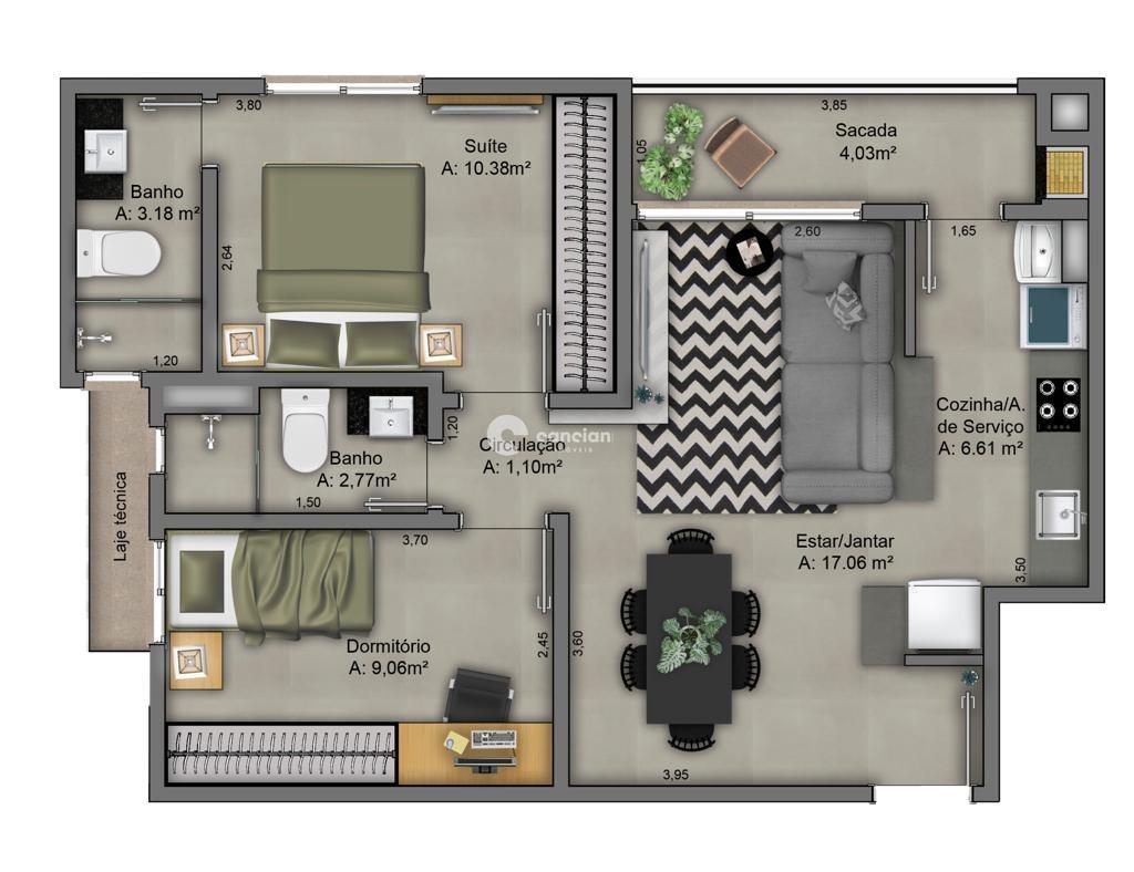 Apartamento à venda no Noal: