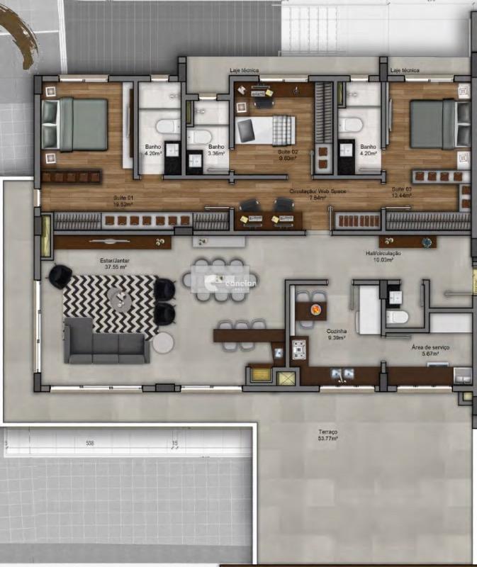 Apartamento à venda no Nossa Senhora de Lourdes: 