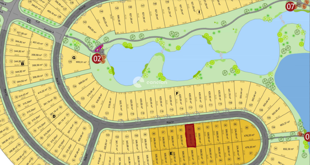 Terreno em condomínio à venda no Tomazetti: