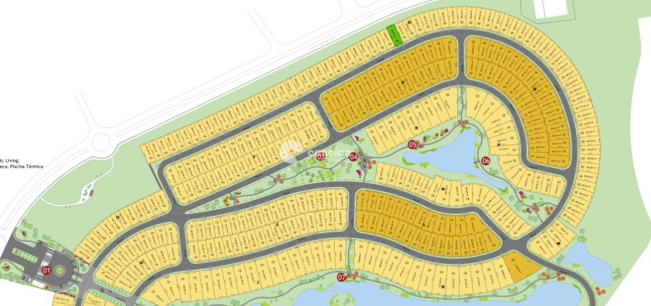 Terreno em condomínio à venda no Tomazetti: