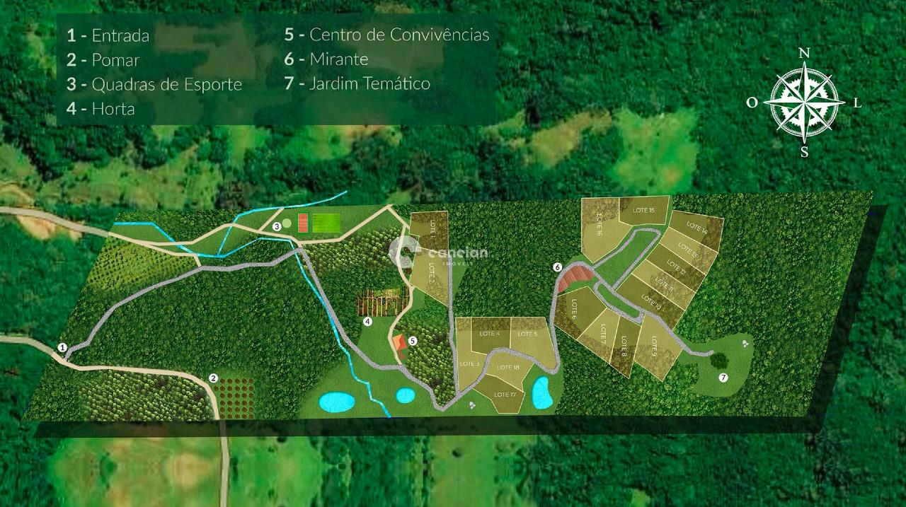 Terreno em condomínio à venda no Interior: 