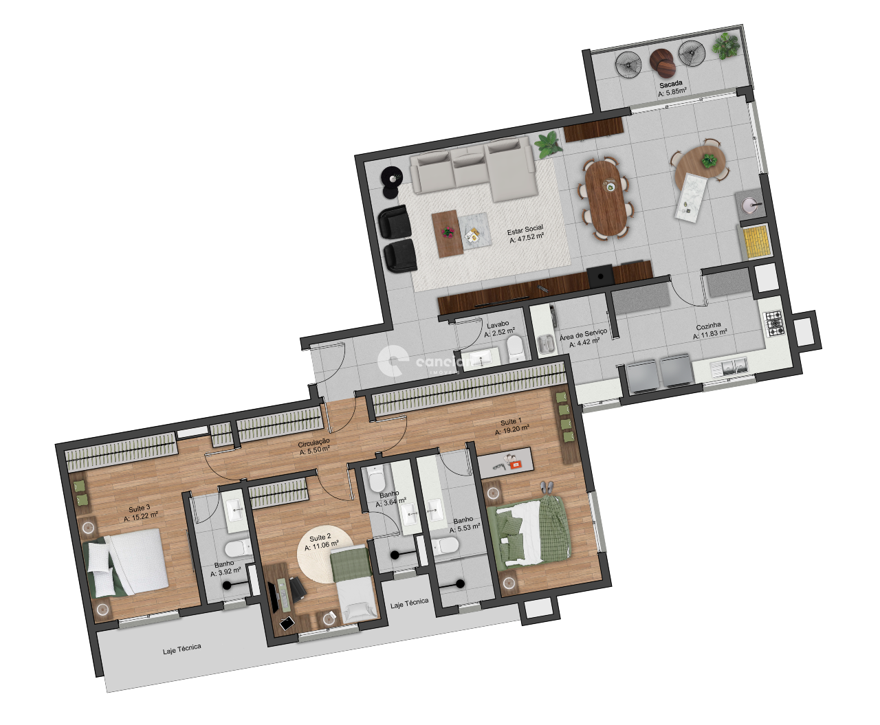 Apartamento à venda no Nossa Senhora de Lourdes: 