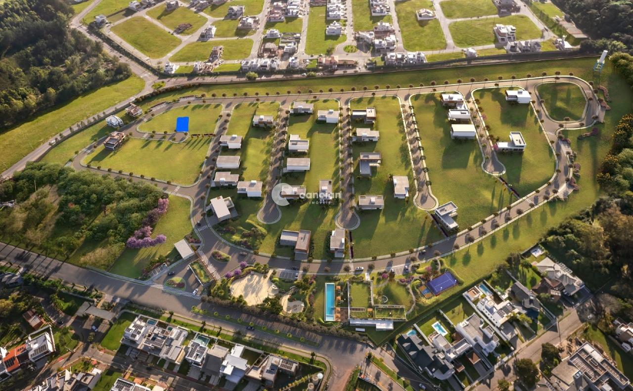 Terreno em condomínio à venda no Tomazetti: Localização do terreno em azul