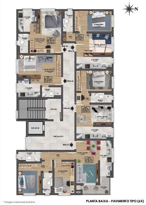 Studio à venda no Camobi: 