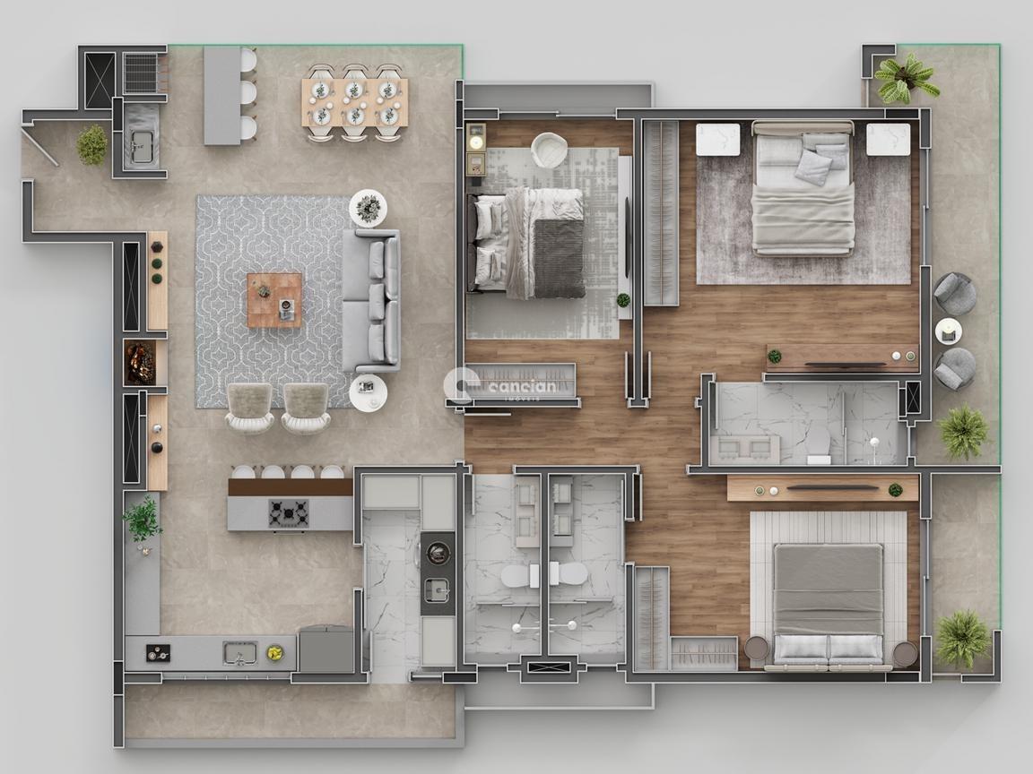 Apartamento à venda no Nossa Senhora Medianeira: 