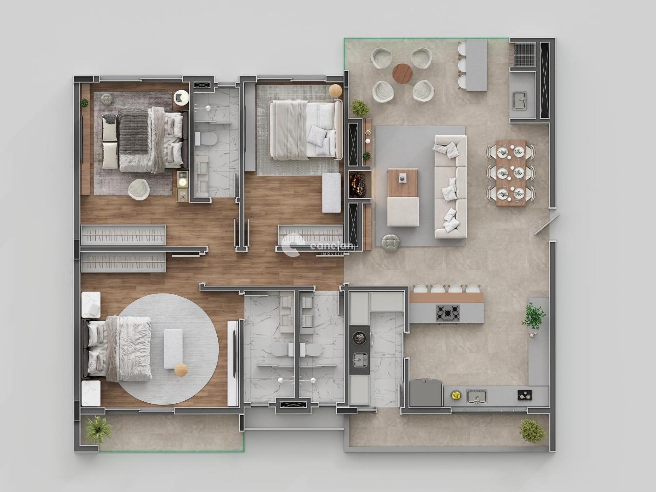 Apartamento à venda no Nossa Senhora Medianeira: 