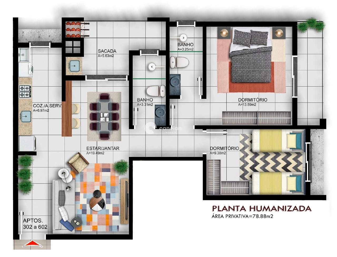 Apartamento à venda no Camobi: