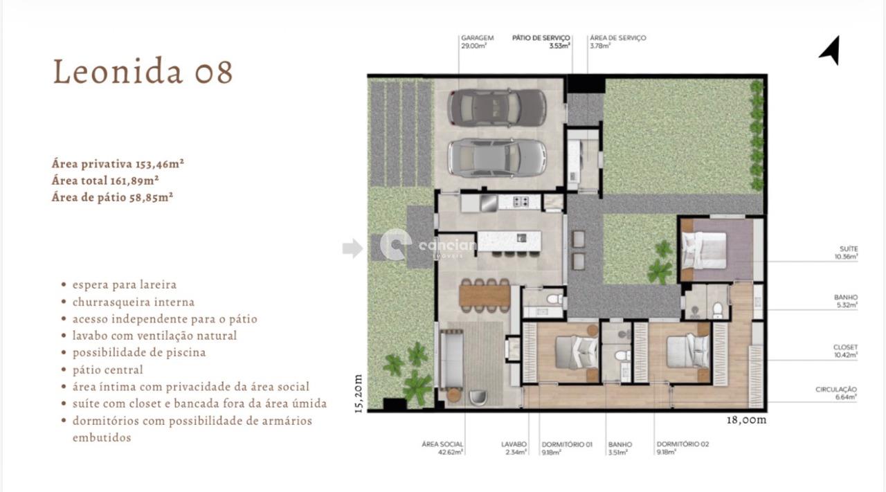 Casa de Condomínio à venda no São José: 