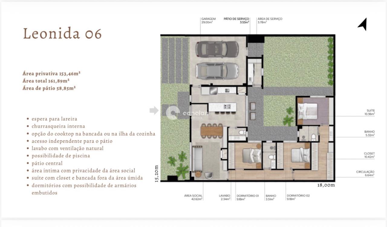 Casa de Condomínio à venda no São José: 