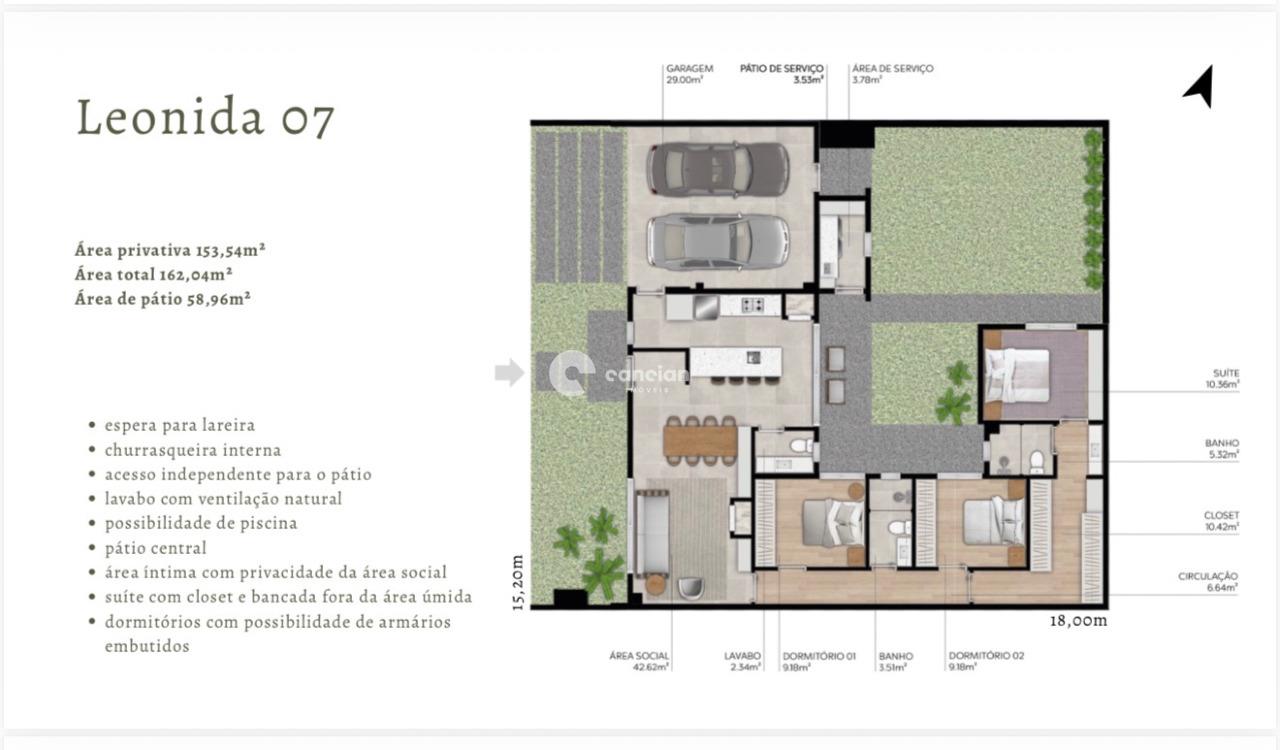 Casa de Condomínio à venda no São José: 