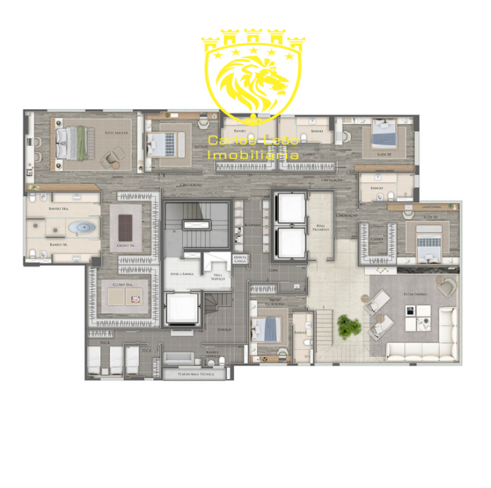 Apartamento, 4 quartos, 390 m² - Foto 23