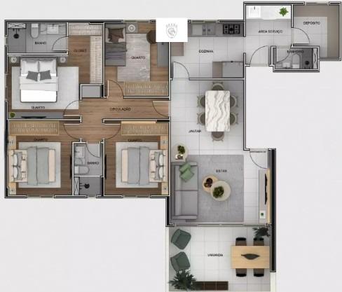 Apartamento, 4 quartos, 148 m² - Foto 11