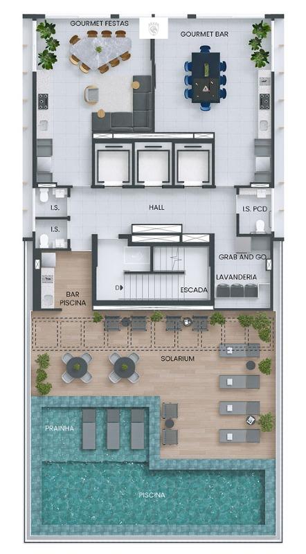 Apartamento, 1 quarto, 54 m² - Foto 20