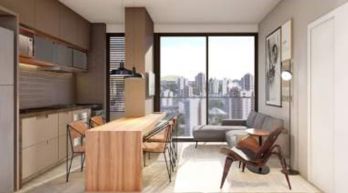 Apartamento, 1 quarto, 41 m² - Foto 2