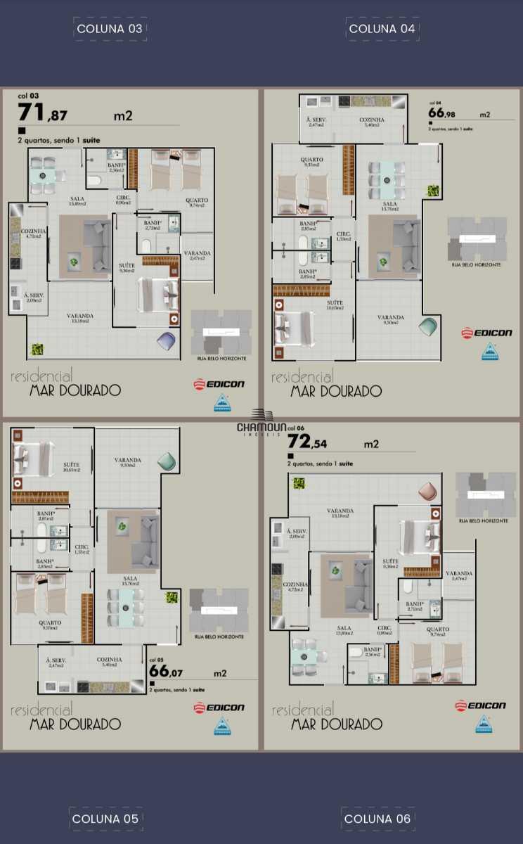 Apartamento à venda no Praia do Morro: Residencial Mar Dourado
