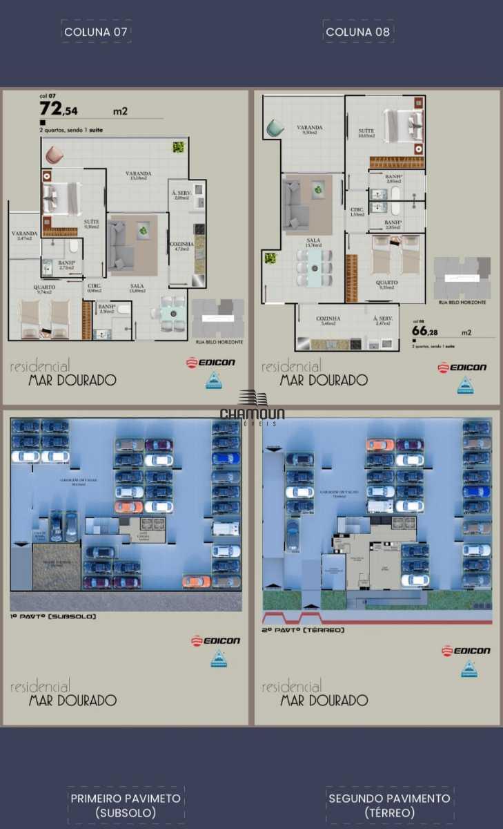 Apartamento à venda no Praia do Morro: Residencial Mar Dourado