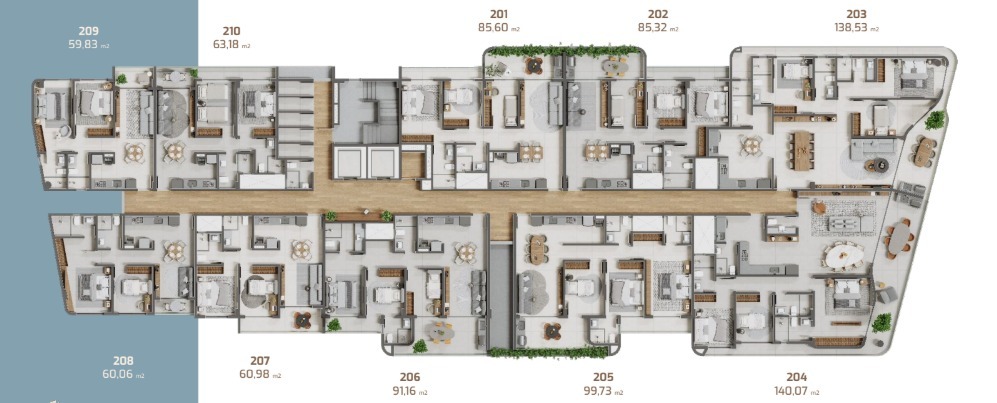 Apartamento à venda no Praia Formosa: 