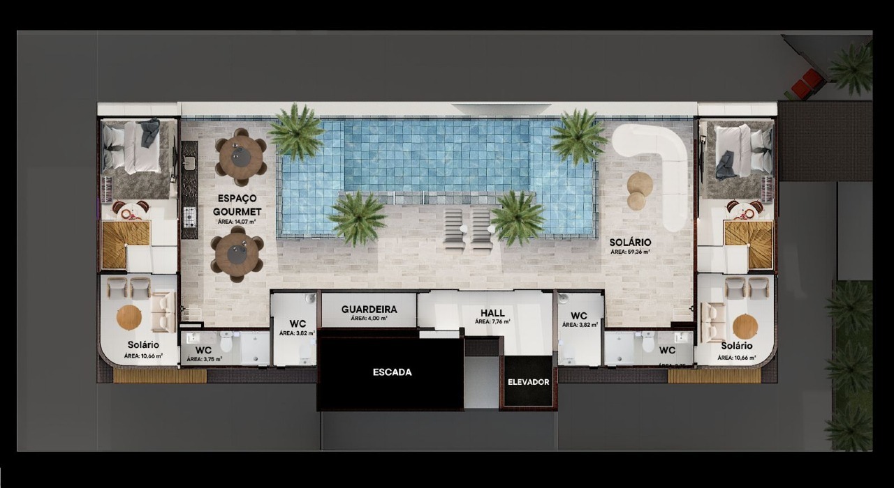 Flat à venda no Intermares: 