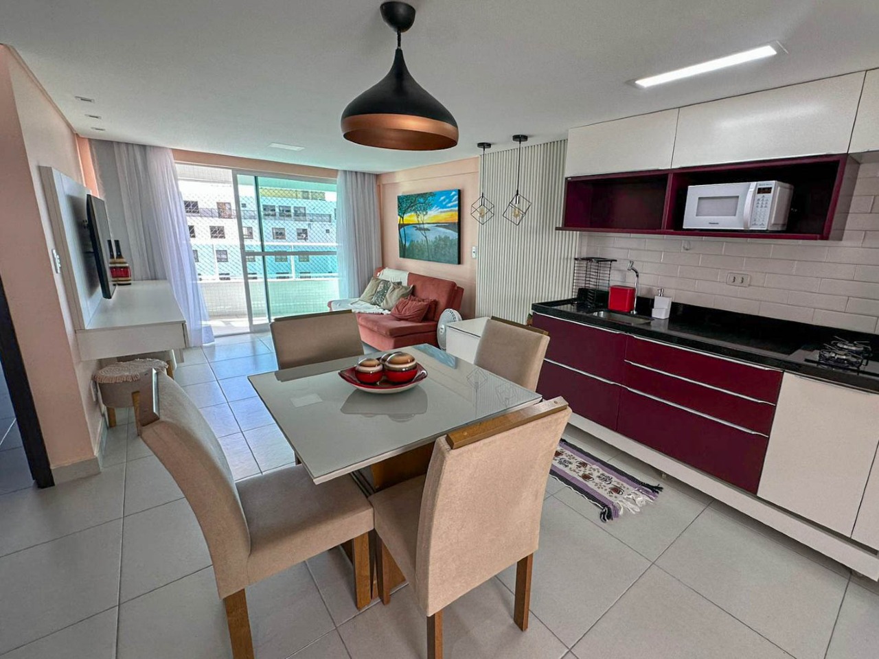 Apartamento para aluguel no Cabo Branco: 