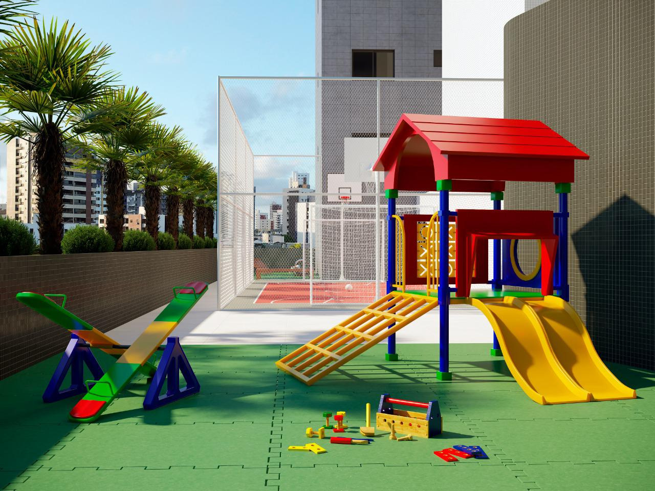 Apartamento à venda no Tambaú: Playground