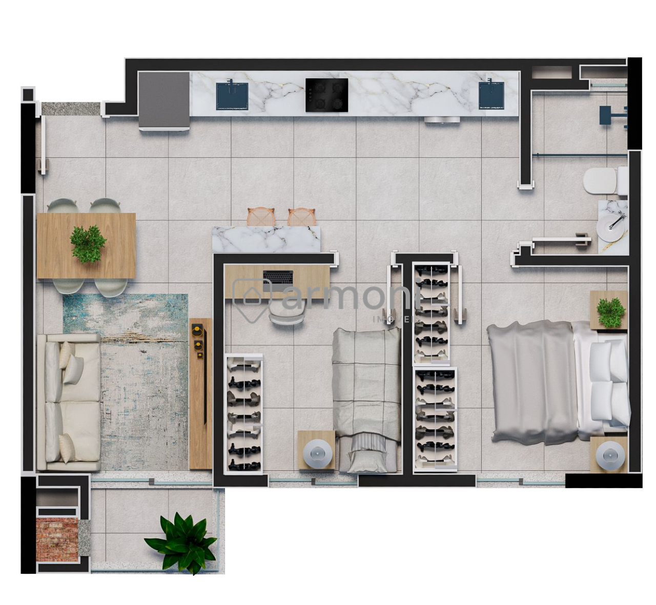 Apartamento à venda no Centro: 