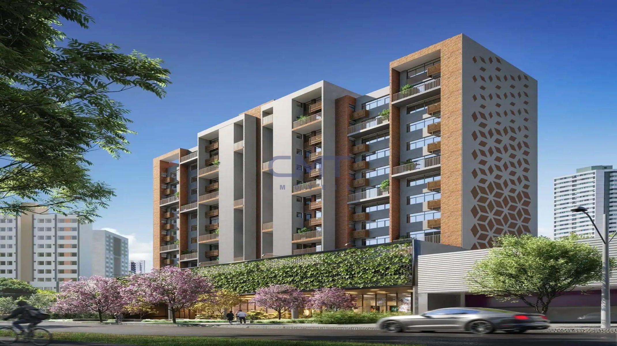 Apartamento à venda no Lourdes: Perspectiva da fachada