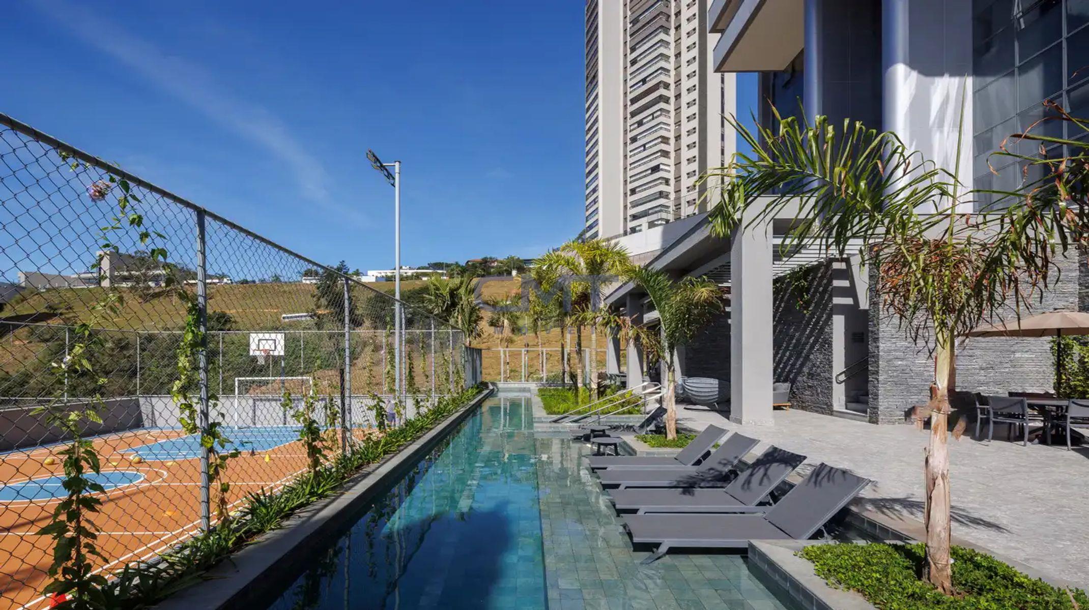 Apartamento à venda no Vale do Sereno: Piscina com deck