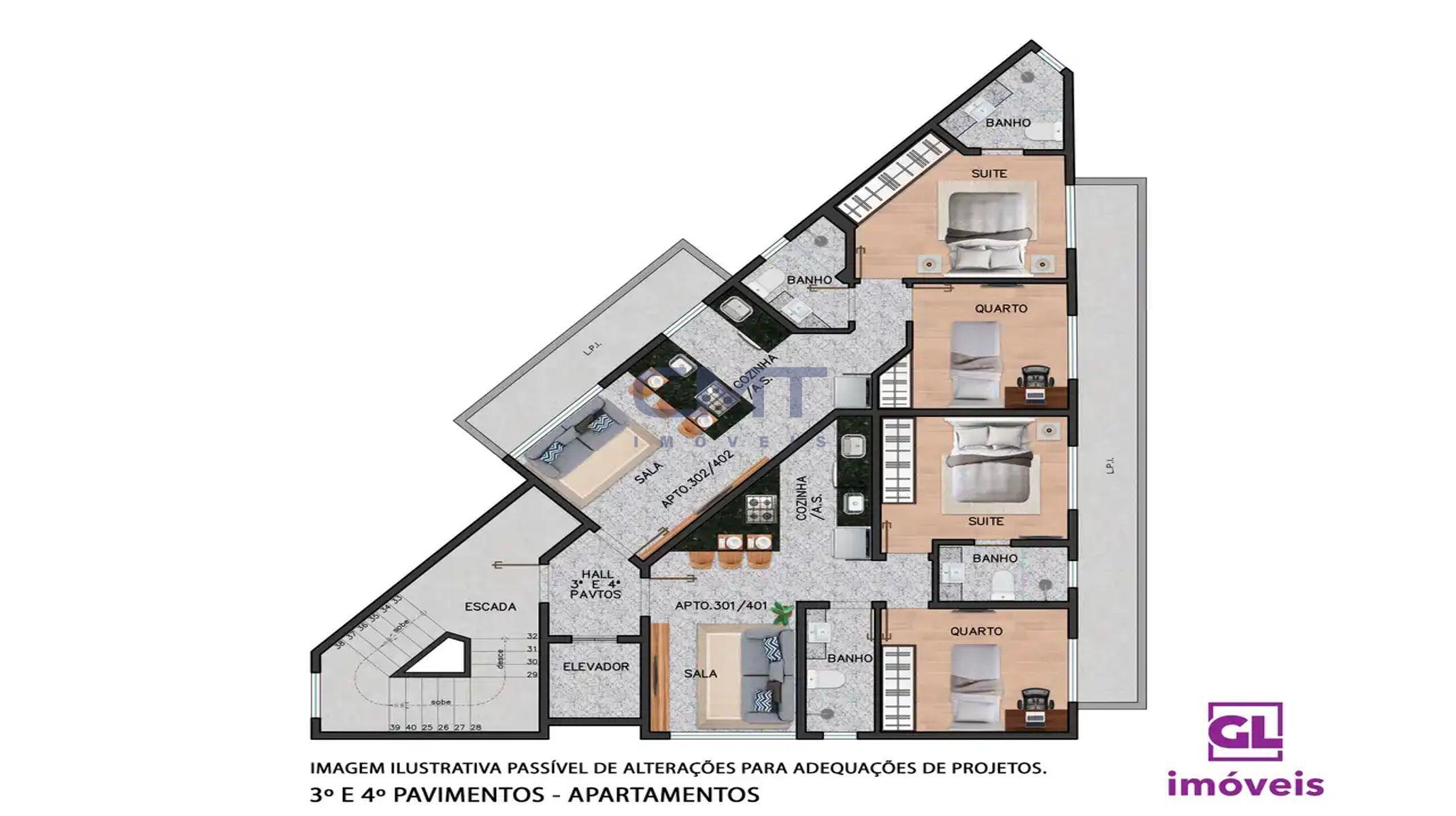 Apartamento à venda no Funcionários : 