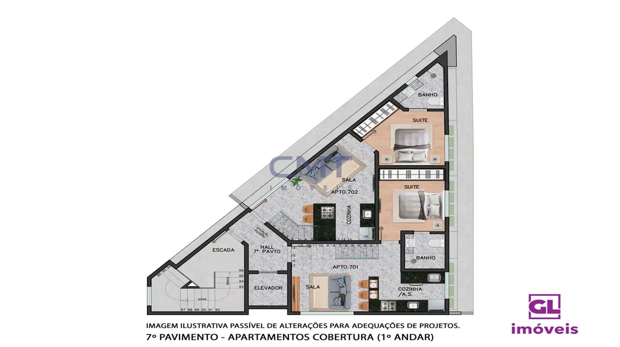 Apartamento à venda no Funcionários : 