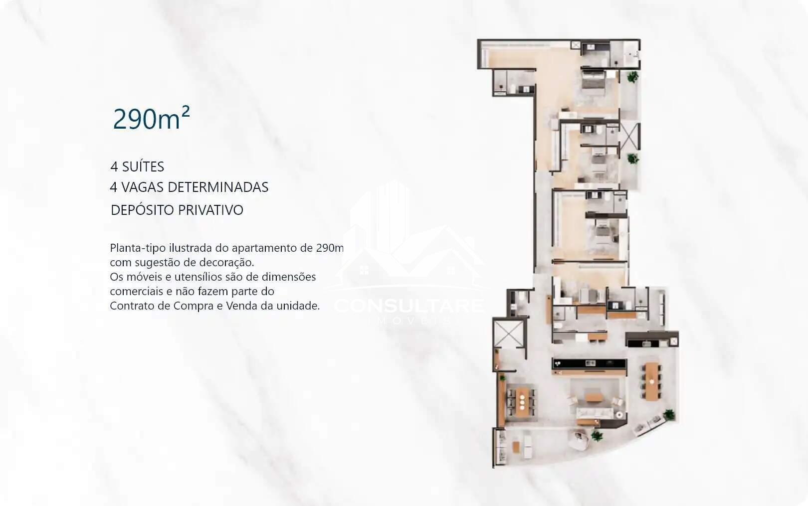 Apartamento à venda no bairro Ponta da Praia por 5.005.400,00: 