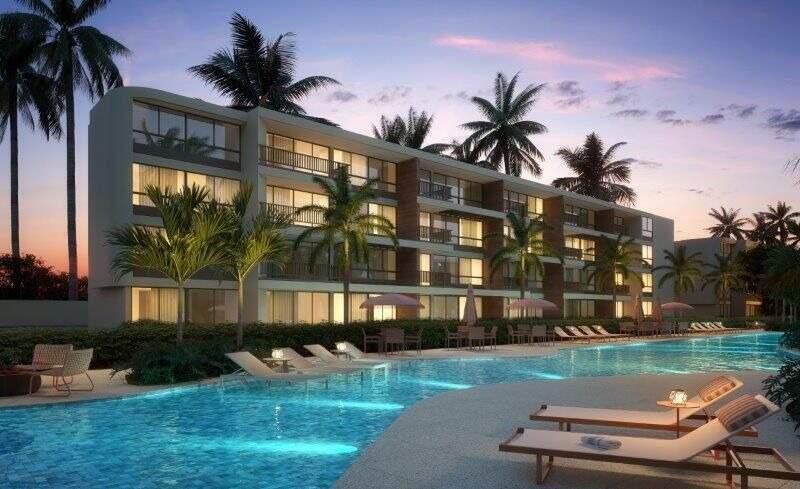 Apartamento 1 quarto ( 1 suíte ) para à venda em Carneiros - Tamandaré - Beach Class Marine - CTI imobiliaria: Fachada e piscina 