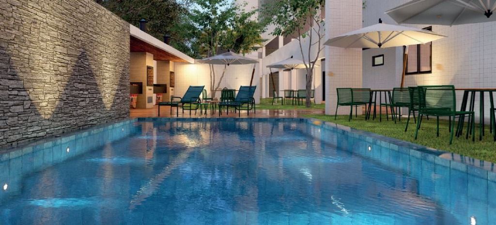 Apartamento 2 quartos ( 1 suíte ) para à venda em Torre - Recife - Edifício Estação Carmen Maria - CTI imobiliaria: Piscina 