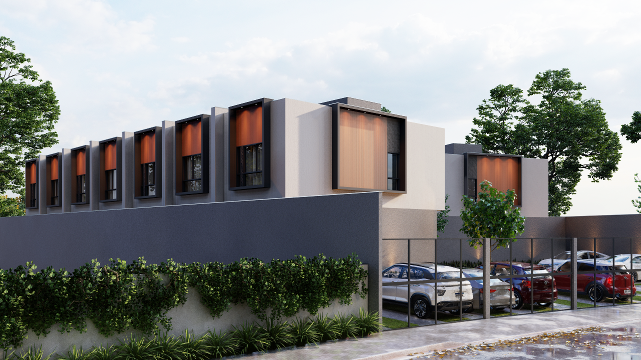 Casa 3 até 3 quartos ( 2 até 2 suítes ) para à venda em Várzea - Recife - Garden Club - CTI imobiliaria: Fachada lateral